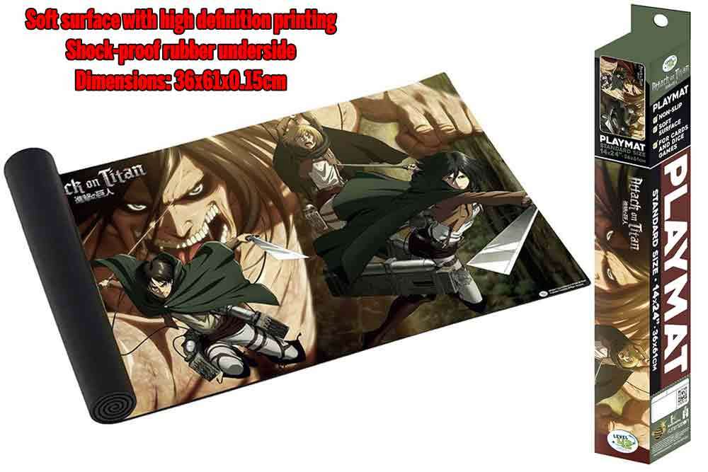 86988-ATTACK ON TITAN PLAYMAT ATTACK TITAN