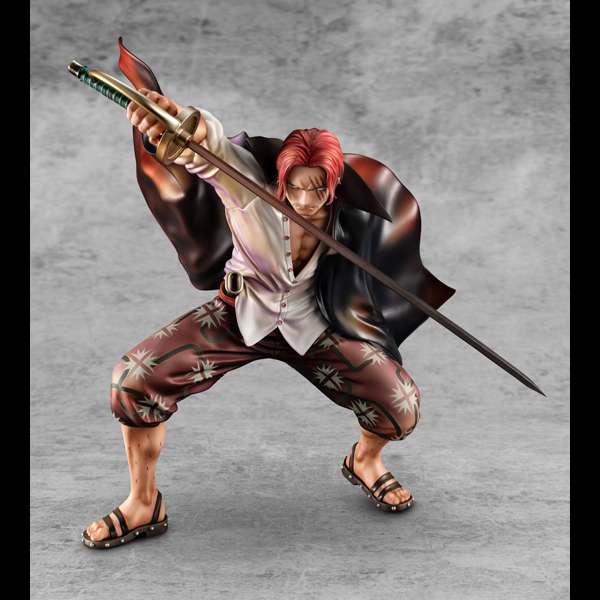 87084-ONE PIECE POP RED HAIRED SHANKS STATUE