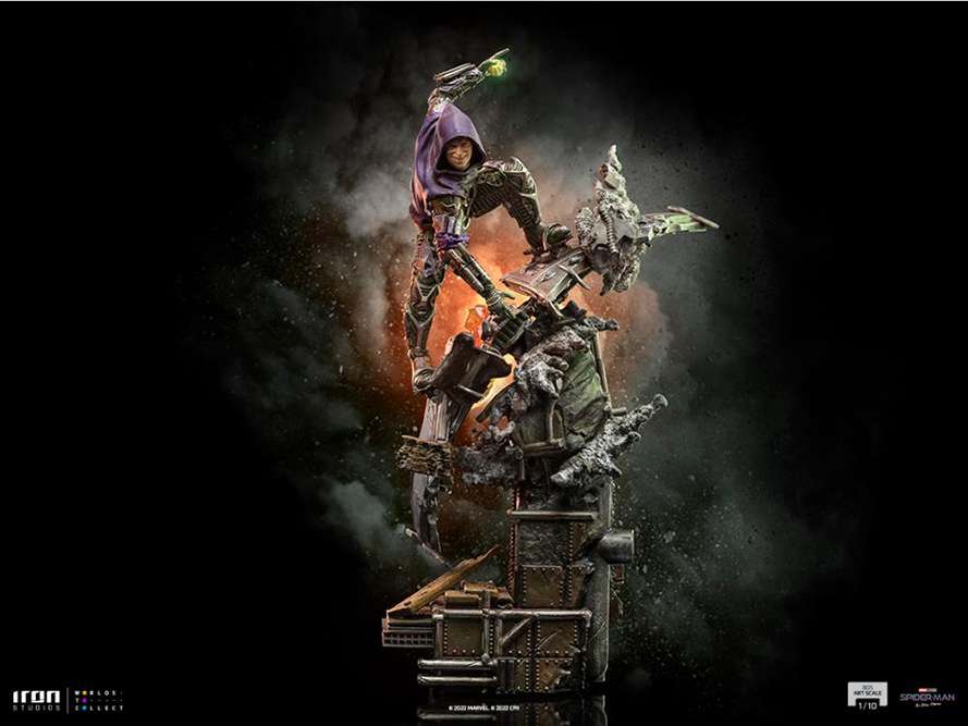 87093-SPIDER-MAN NWH GREEN GOBLIN 1/10 STATUE