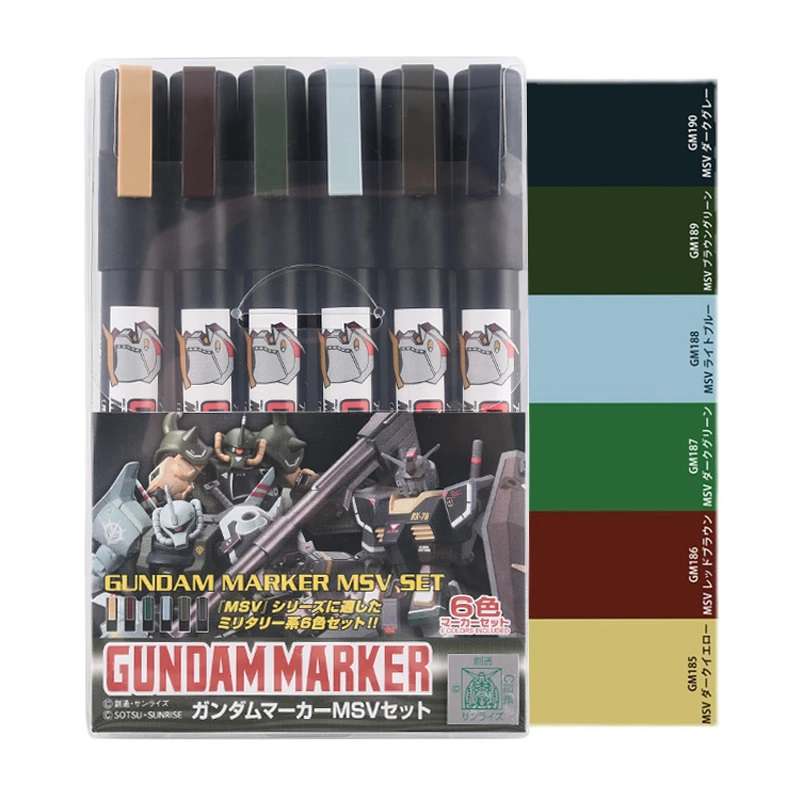 87142-GUNDAM MARKER AMS-127 MSV SET