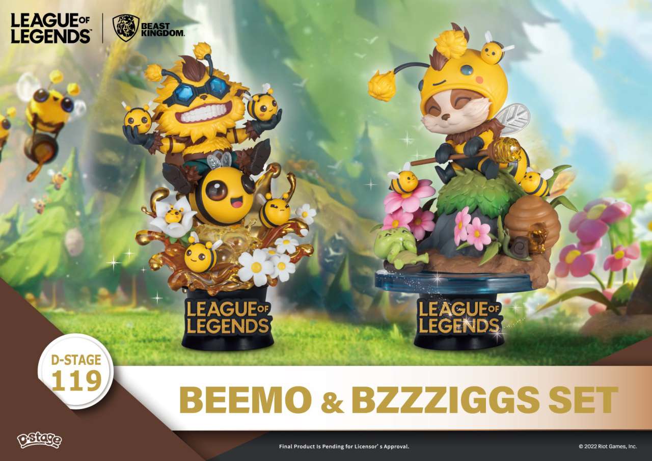 87339-D-STAGE LEAGUE OF LEGENDS BEEMO+BZZZIGGS