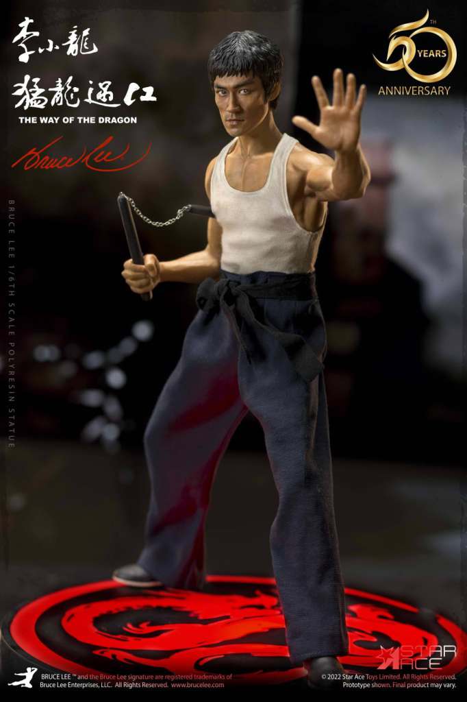 87812-BRUCE LEE WAY OF THE DRAGON DLX RESIN ST
