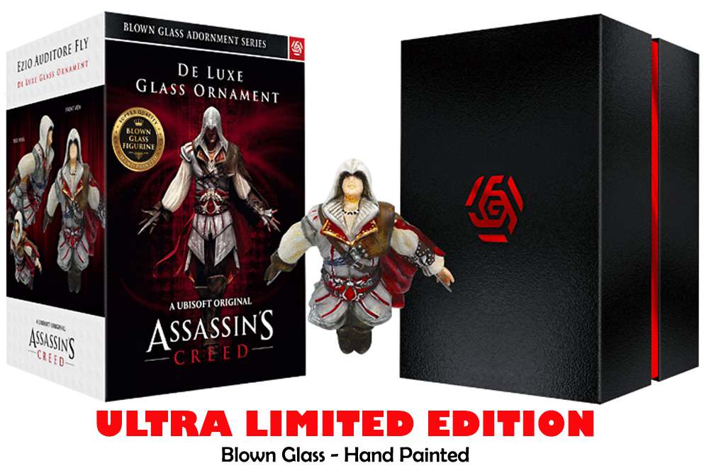 88150-ASSASSIN CREED EZIO BLOWN GLASS FIGURE