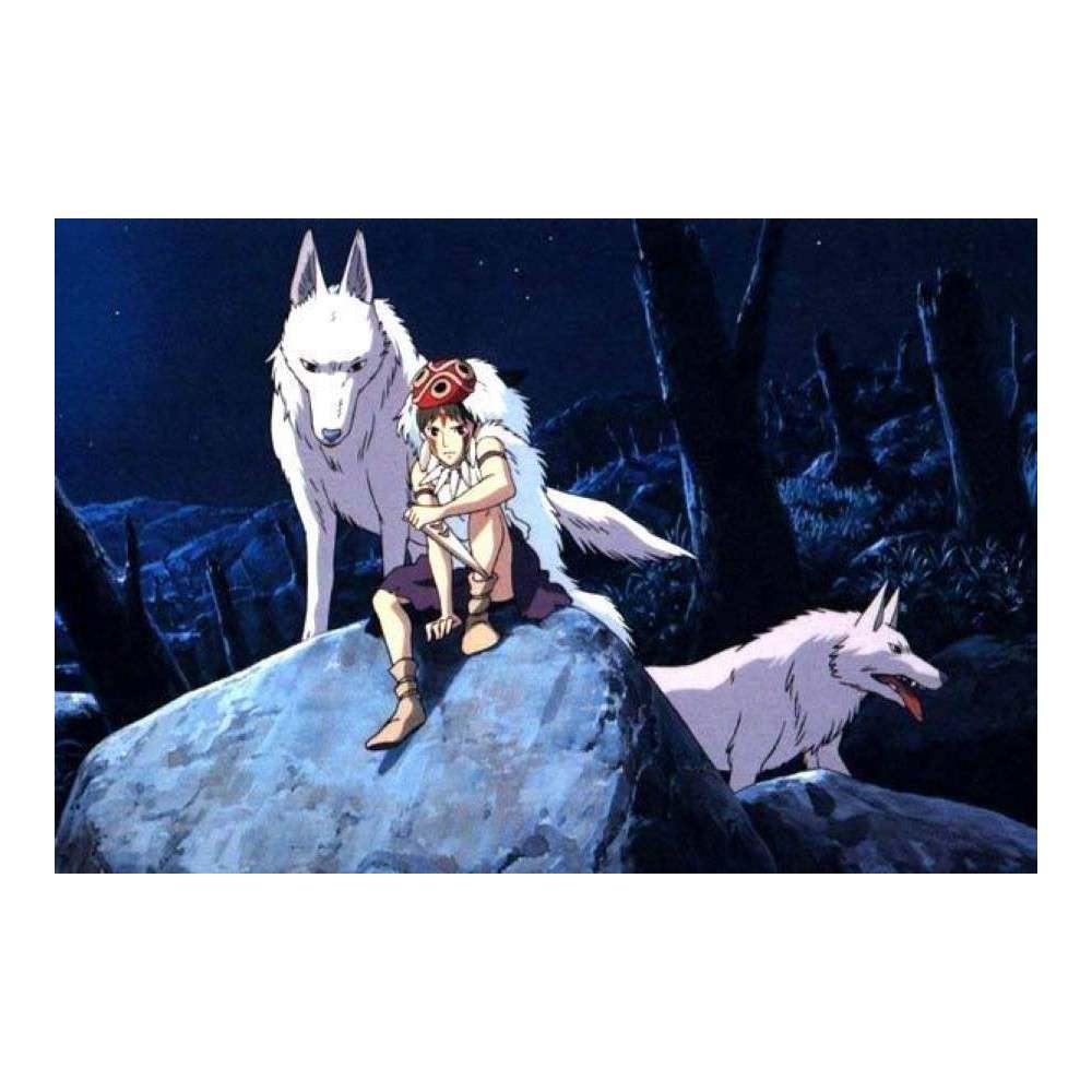 88345-PRINCESS MONONOKE SAN&MORO 1000PCS PUZZL