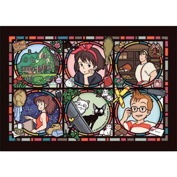 88374-KIKI DELIVERY 208 PCS STAINED GLASS PUZZ