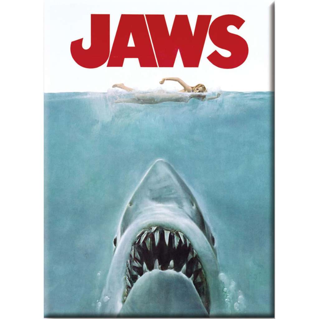 88663-JAWS POSTER FLAT MAGNET