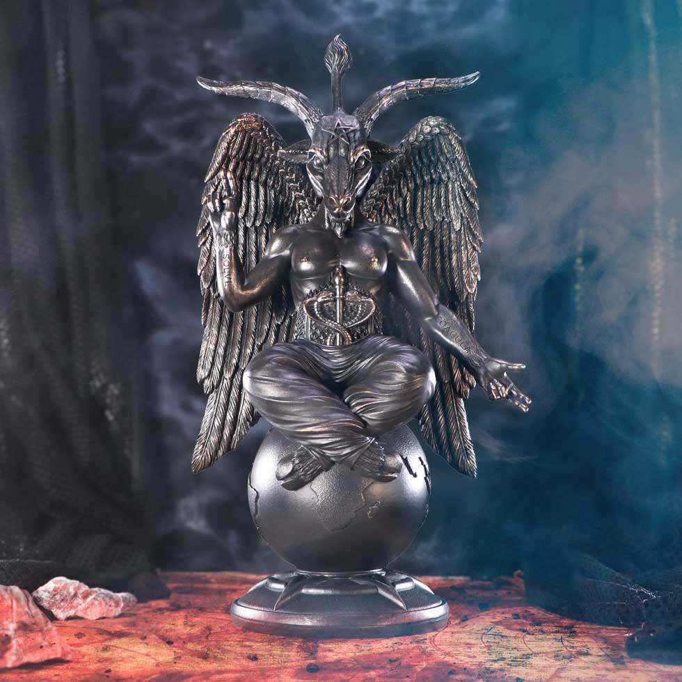 88946-BAPHOMET ANTIQUITY (LARGE) OCCULT ORN
