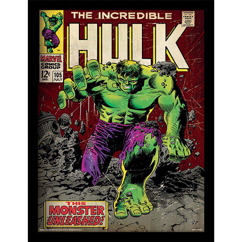 89009-INCREDIBLE HULK #105 COLLECTOR PRINT