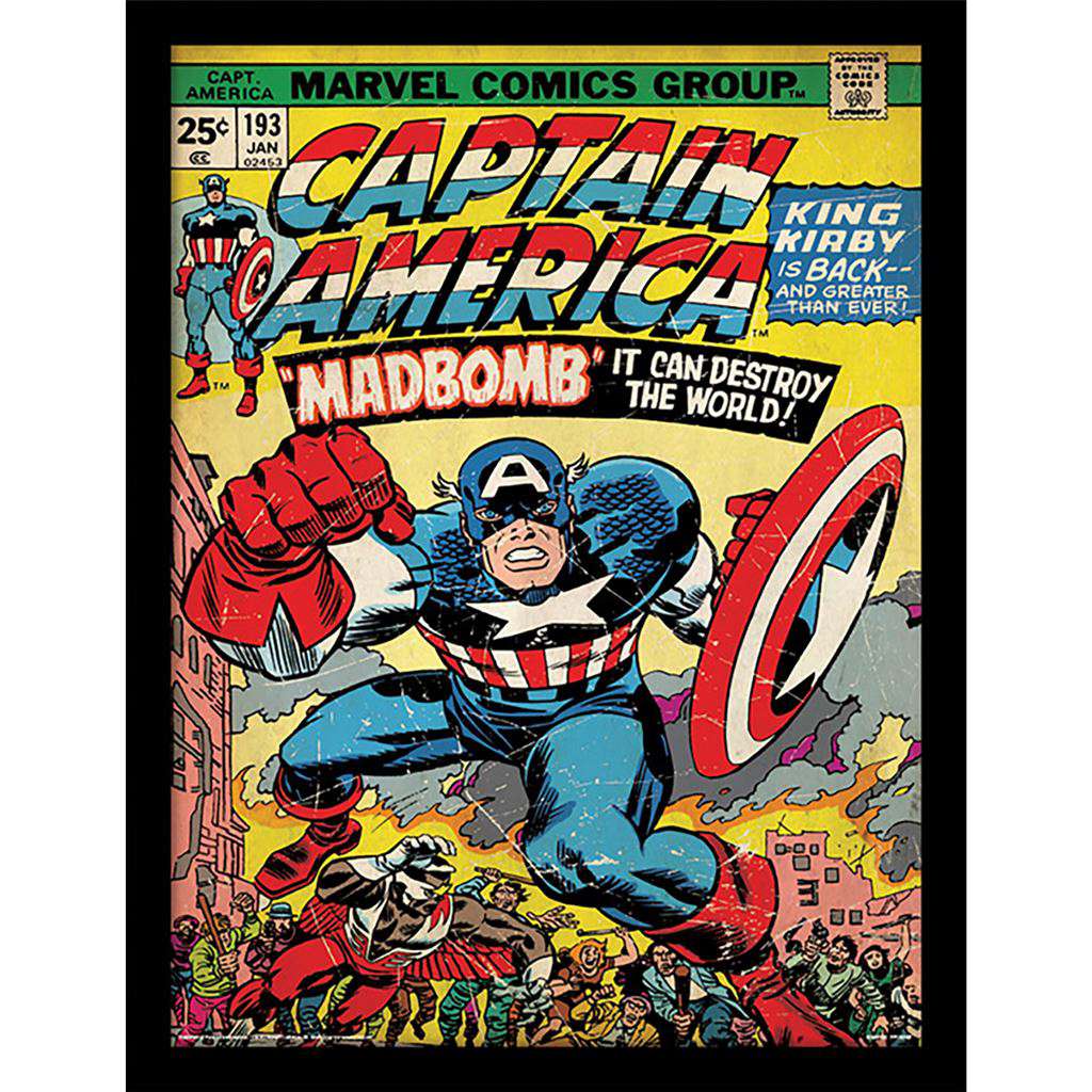 89020-CAPTAIN AMERICA #193 COLLECTOR PRINT