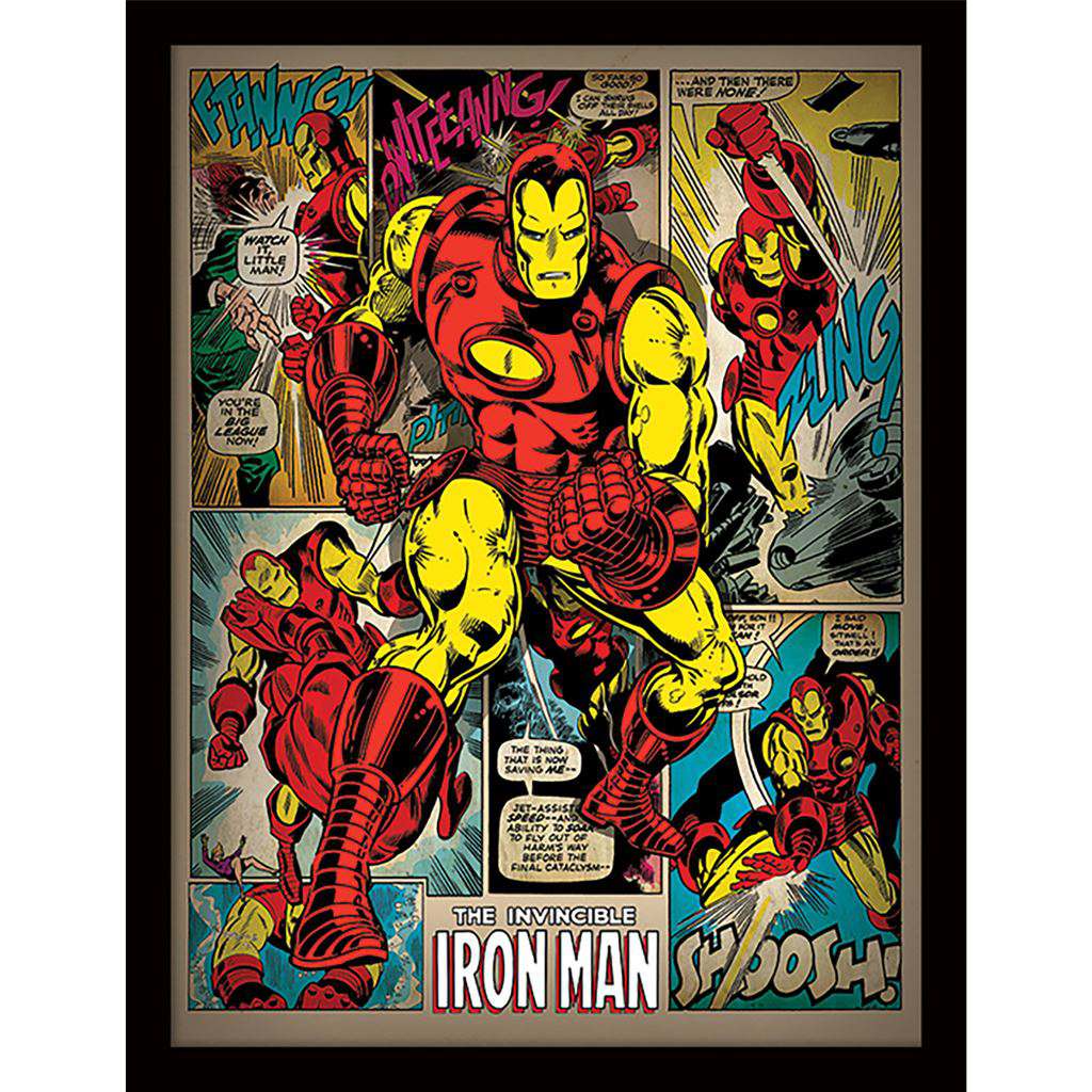 89025-IRON MAN MONTAGE COLLECTOR PRINT