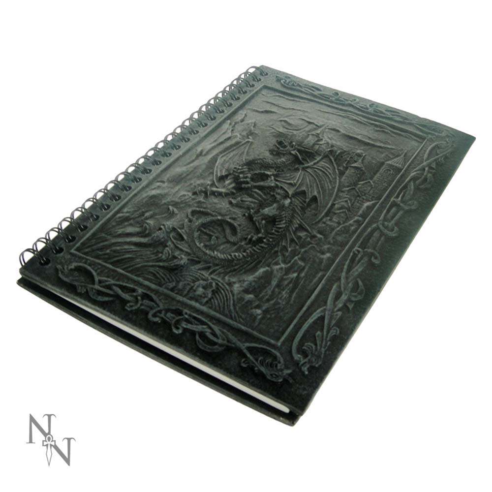 89201-NOTEBOOK RESIN SPIRAL COVER DRAGON KING