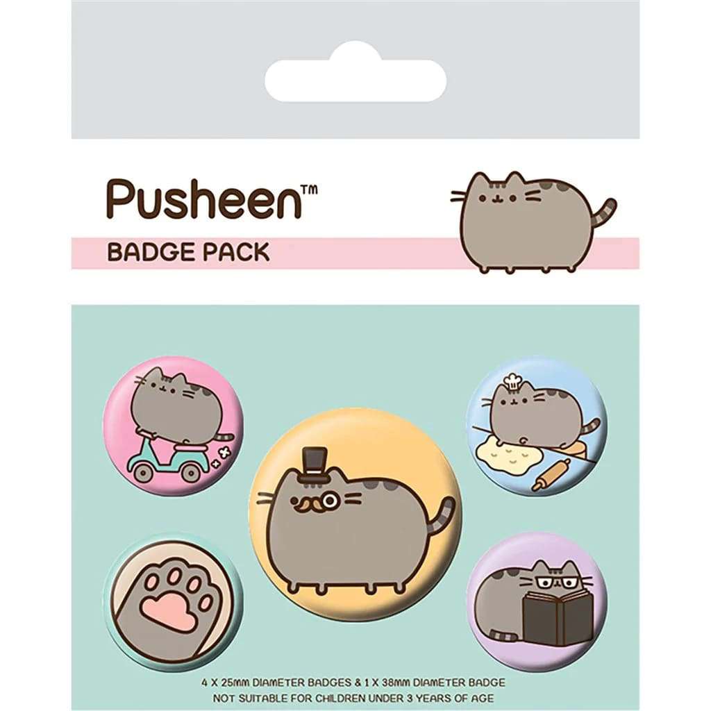 89455-PUSHEEN FANCY BADGE PACK