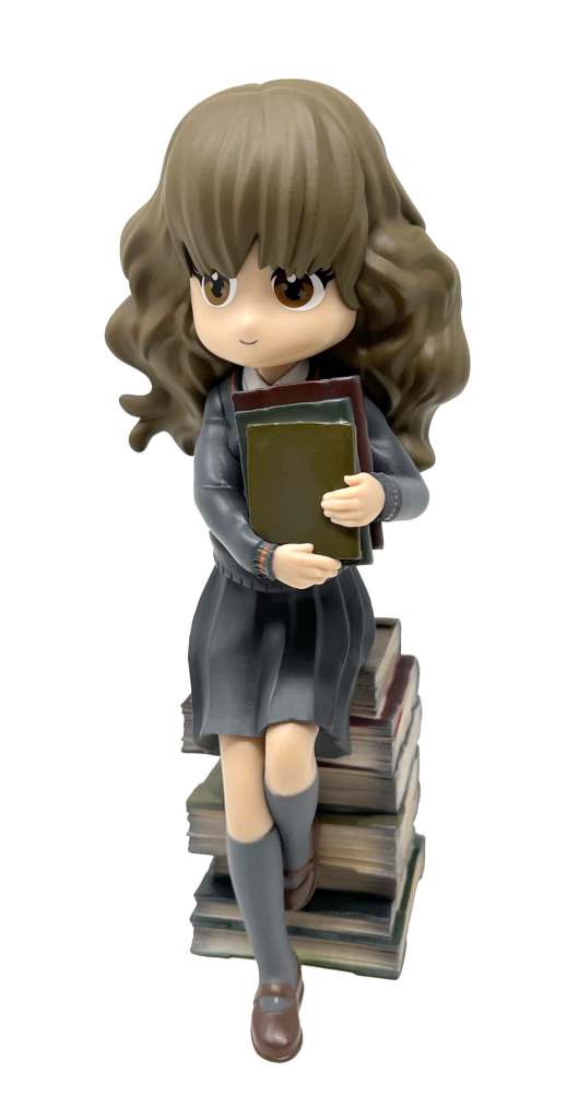 89678-HP HERMIONE ON PILE OF SPELL BOOKS FIGUR