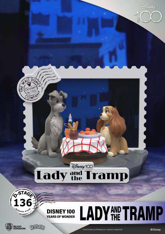89953-D-STAGE DISNEY 100 YEARS LADY AND TRAMP