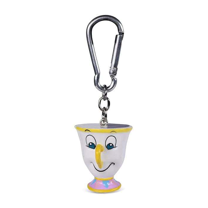 90055-BEAUTY AND THE BEAST CHIP KEYCHAIN 3D