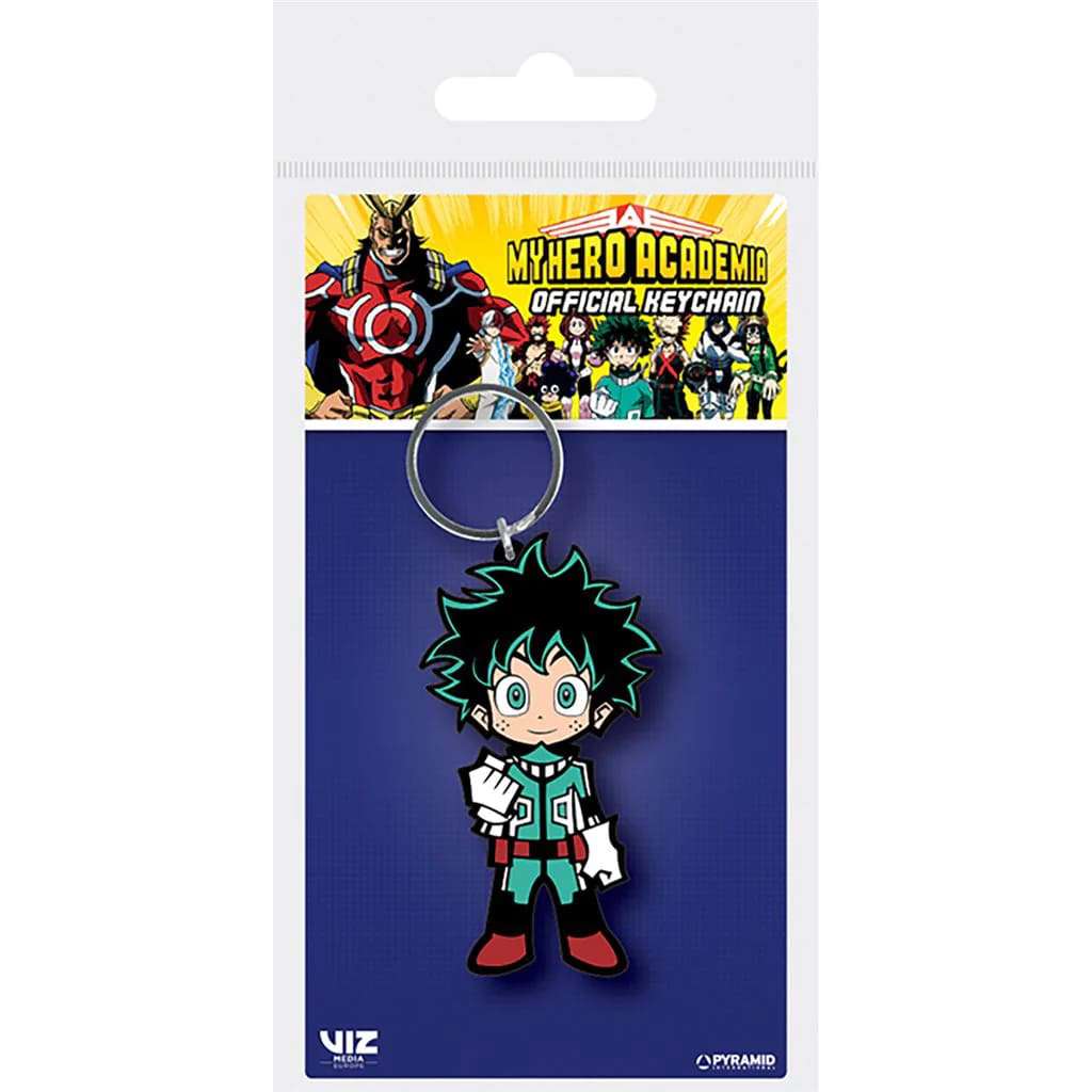 90123-MY HERO ACADEMIA DEKU RUBBER KEYCHAIN