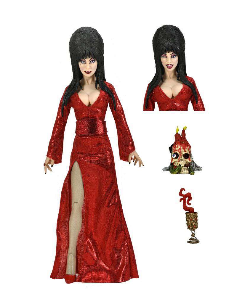 91304-ELVIRA RED FRIGHT BOO CLOTHED AF