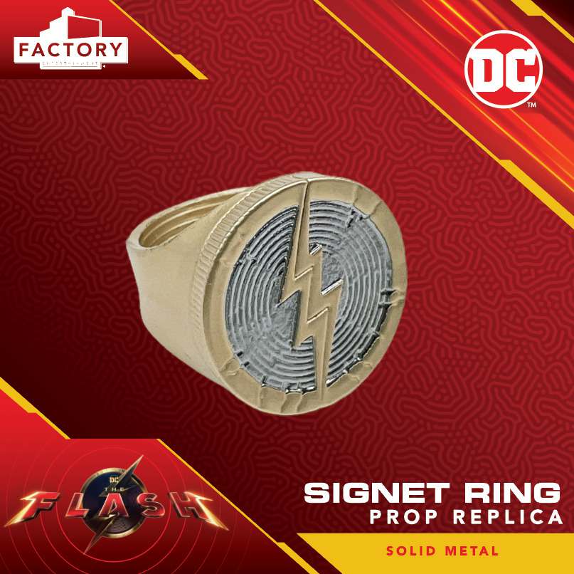 91809-The Flash Signet Ring Prop Replica