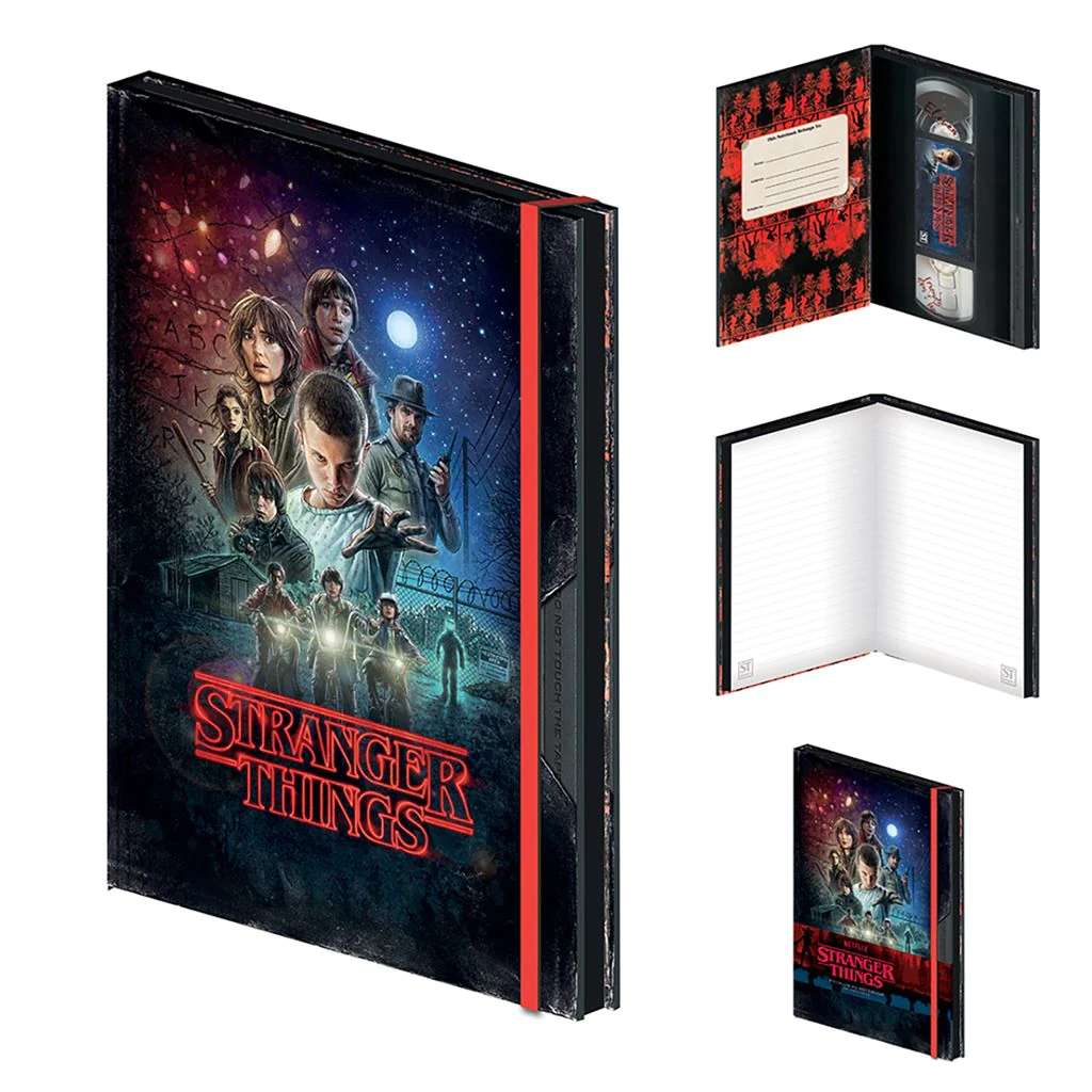 92455-STRANGER THINGS A5 NOTEBOOK VHS