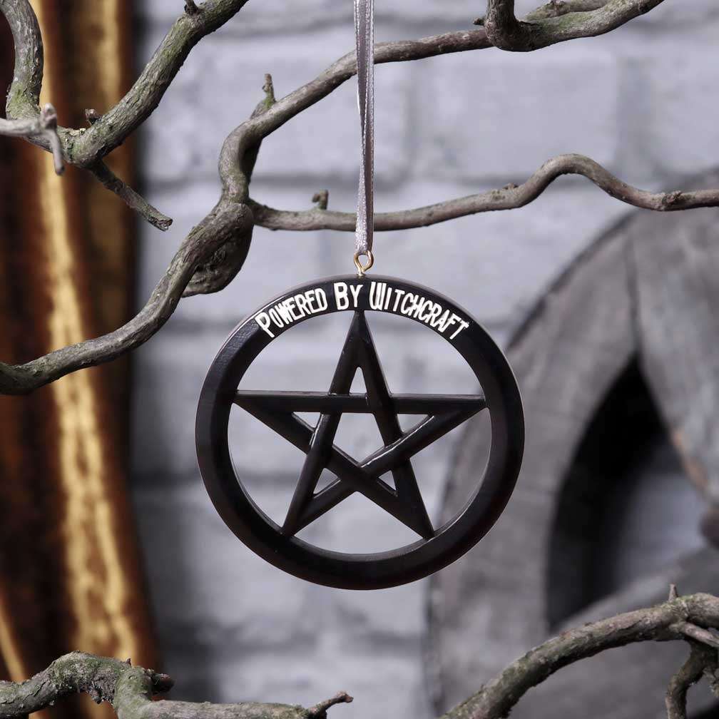 93156-POWERED BY WITCHCRAFT HANGING ORNAMENT