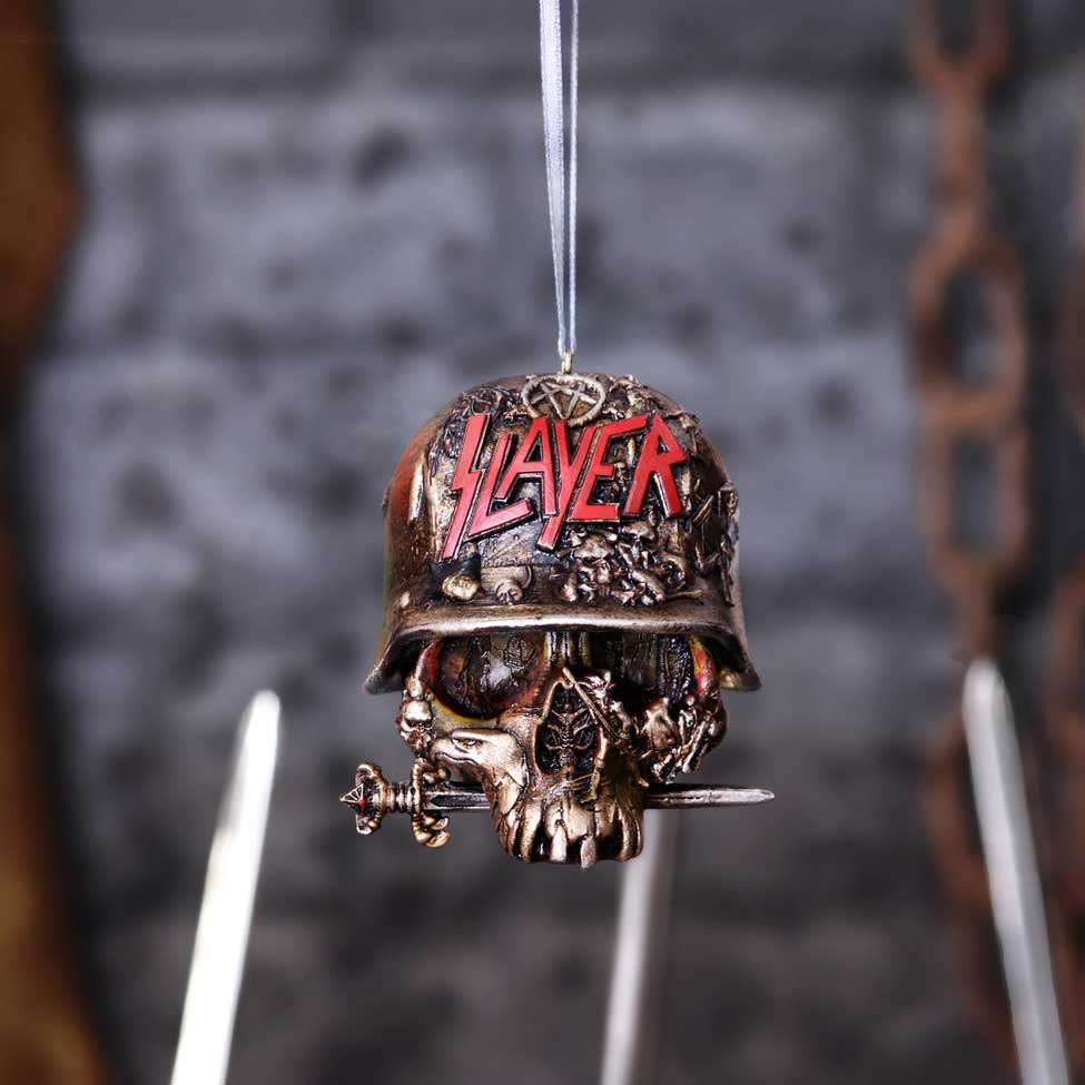 93365-SLAYER SKULL HANGING ORNAMENT