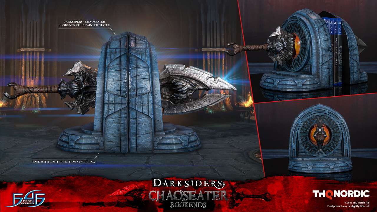 94354-DARKSIDERS  CHAOSEATER BOOKENDS