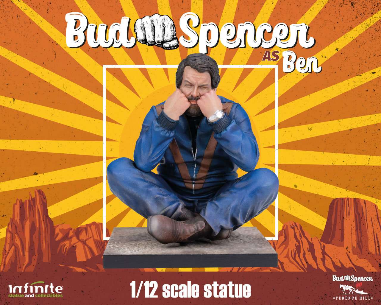 94779-BUD SPENCER AS BEN 1/12 STATUE