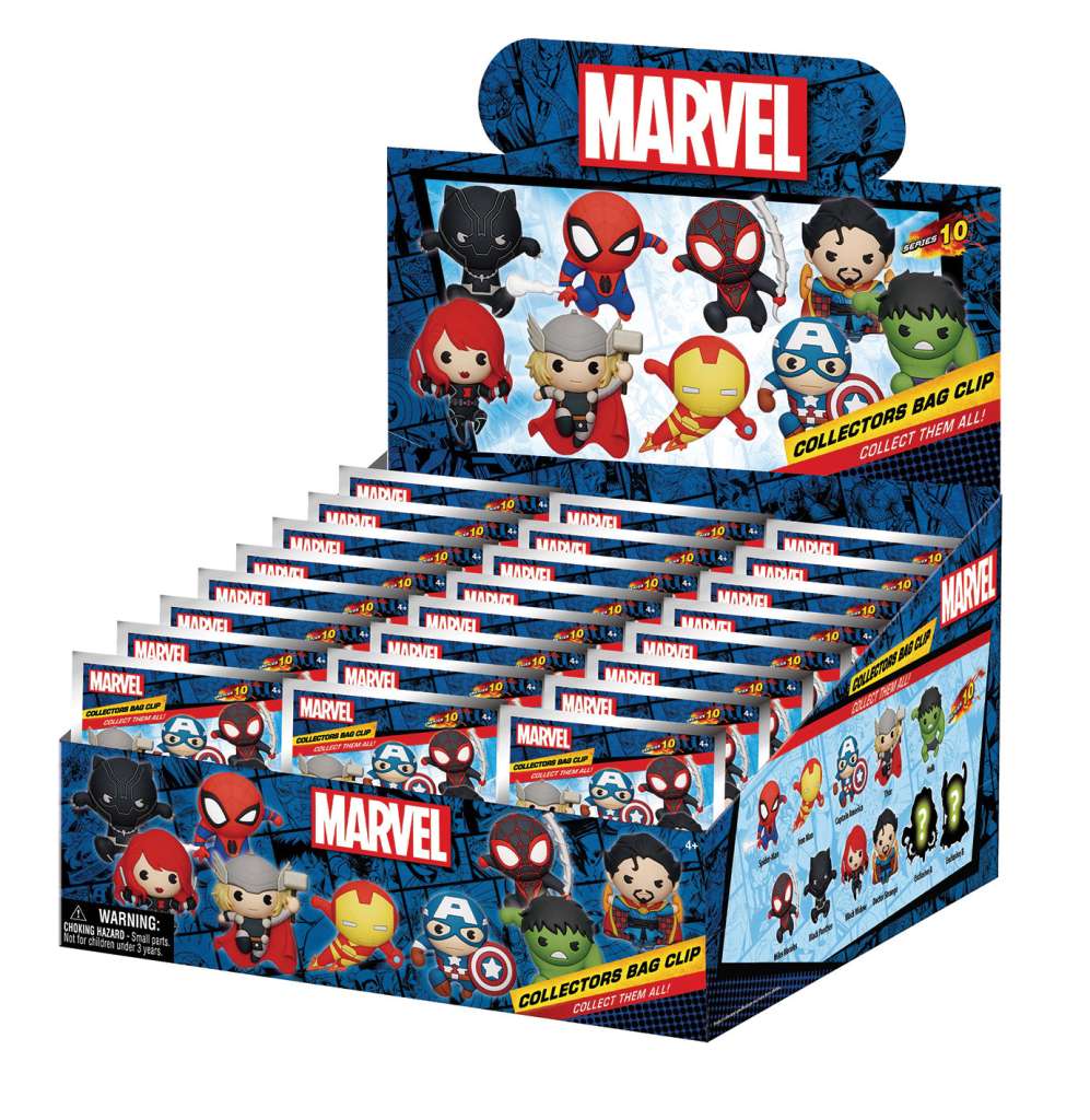 94973-MARVEL CLASSIC BAG CLIP BLIND BOX DISPLA