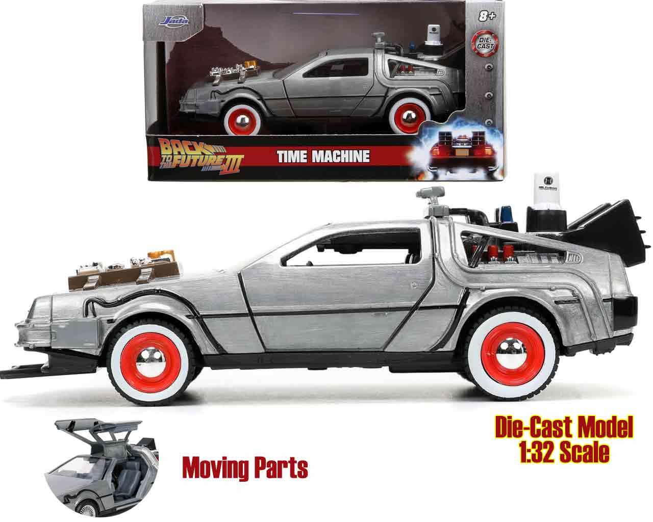 94994-BTTF III DELOREAN DIE CAST 1:32