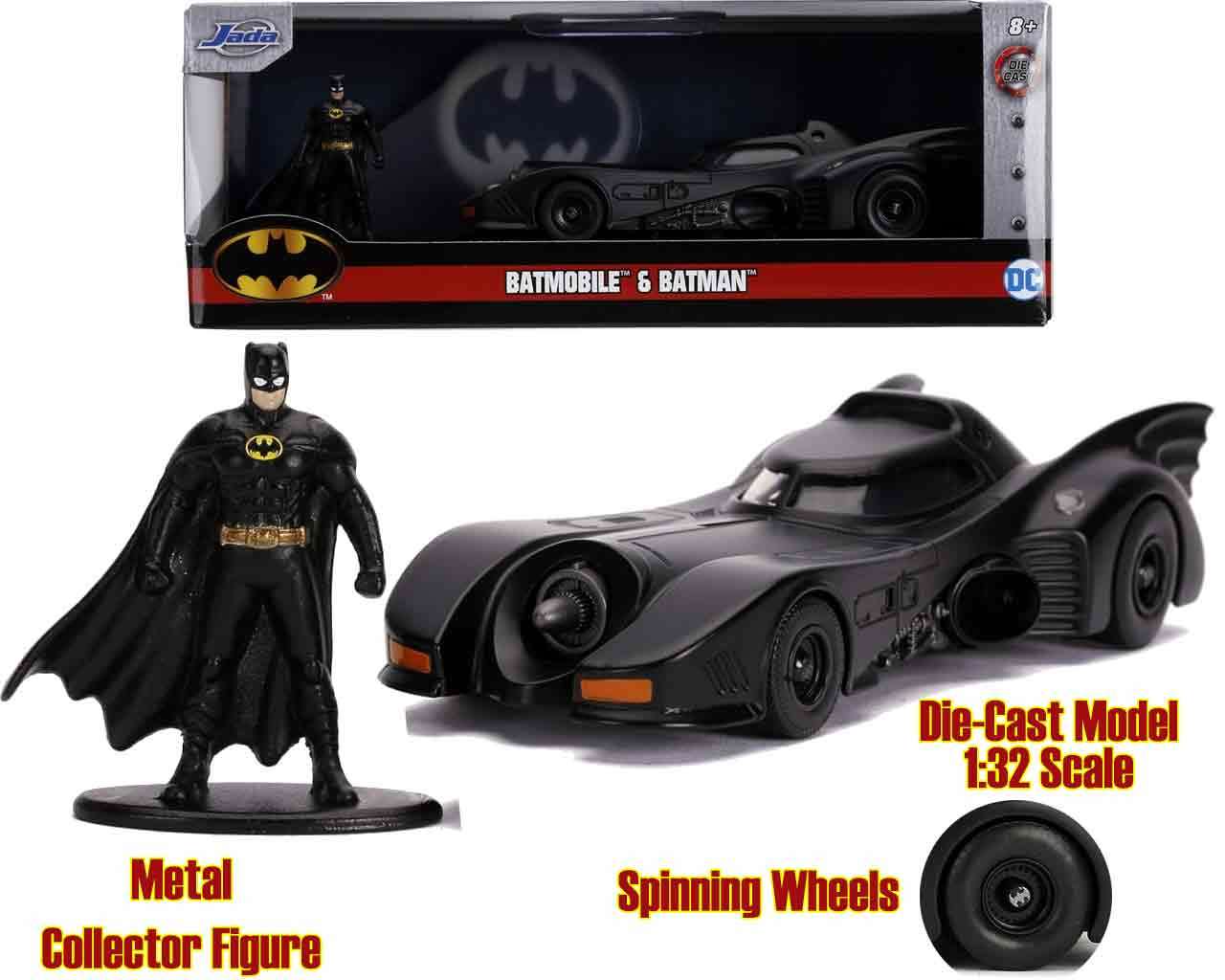 95114-BATMOBILE 1989 DIE-CAST 1:32 W,CHARACTER