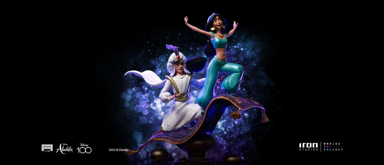95444 DISNEY CLASSICS ALAD AND JASMINE 1/10 ST