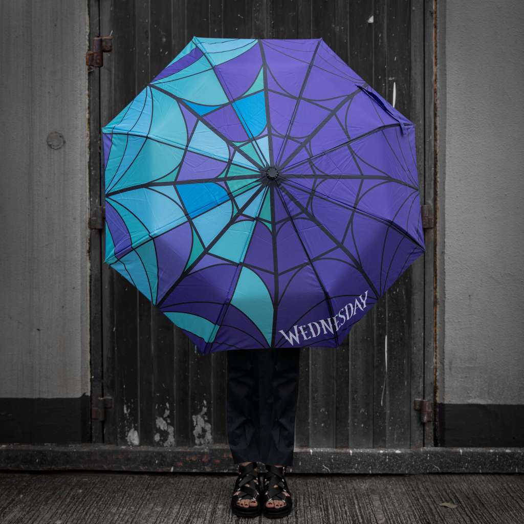 95851-WEDNESDAY STAINED GLASS UMBRELLA