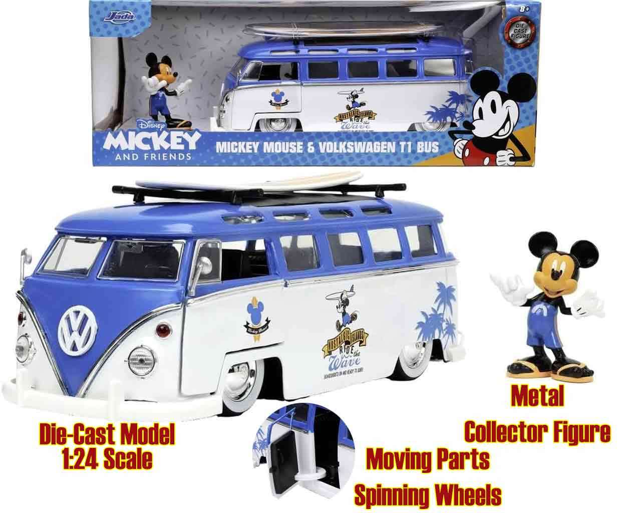 98627-MICKEY MOUSE VAN 1:24