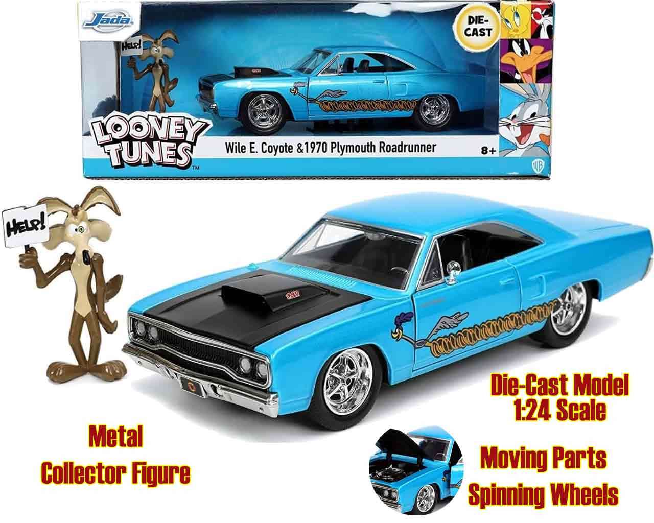 98762-LOONEY TOONES PLAYMOUTH DIECAST 1:24